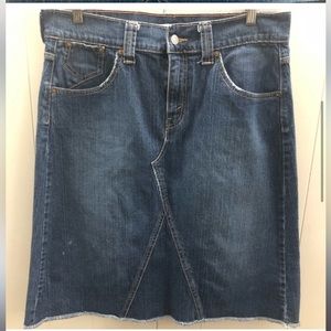 LEVIS Sz 14 Mid Length Skirt